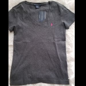 Polo Ralph Lauren Gray Shirt Size Large